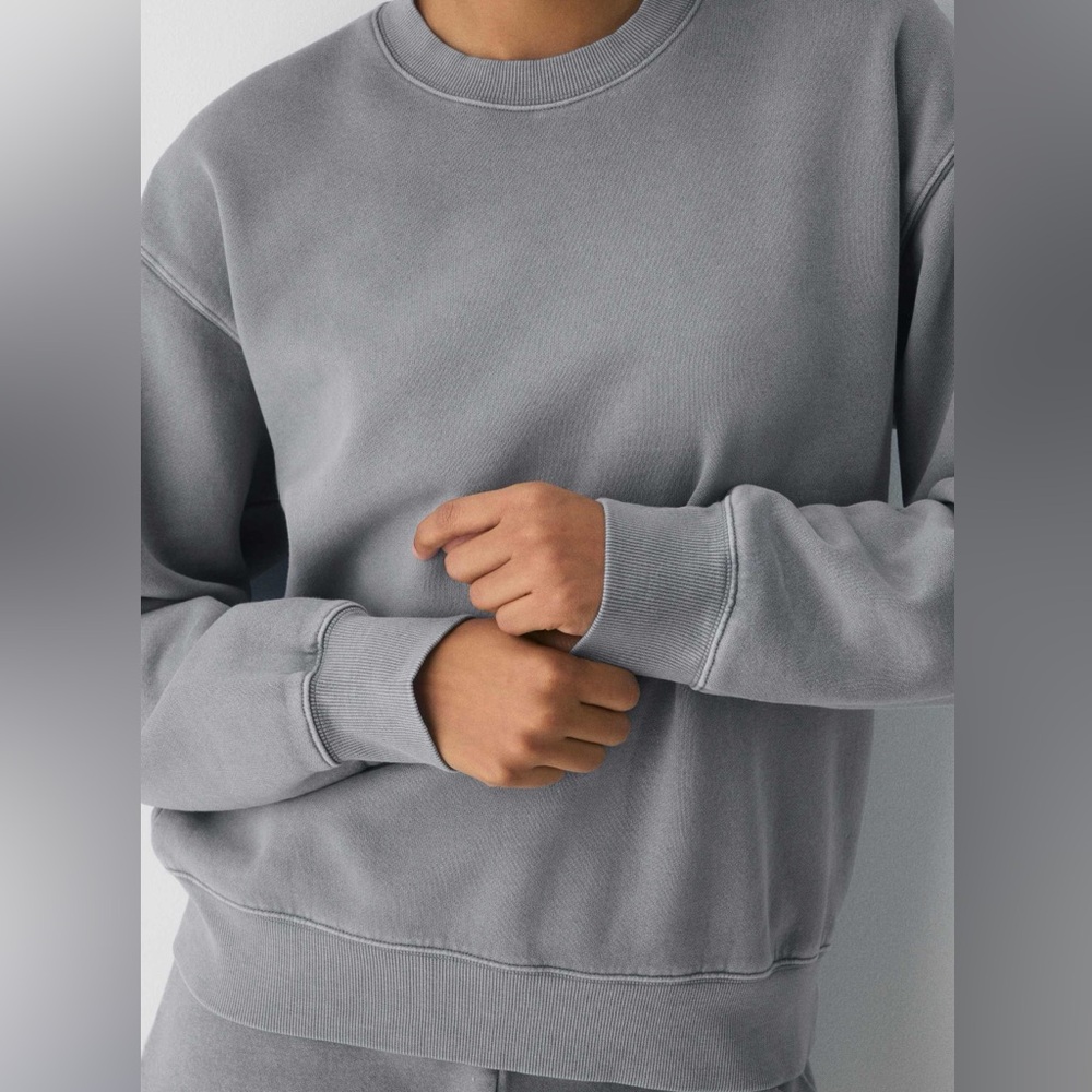 Aritzia Cozy Sweatfleece Perfect Crew Sweatshirt